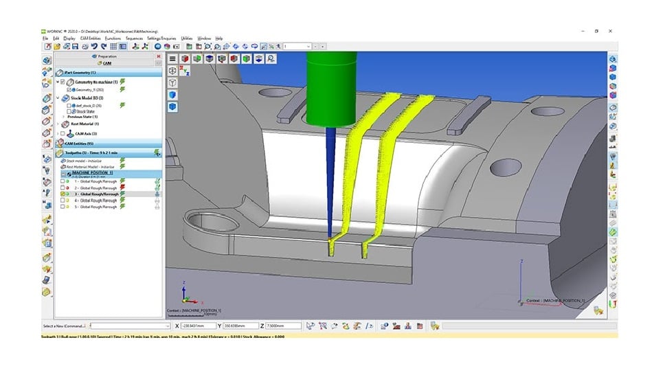 Improved Machining Productivity for WORKNC Customers